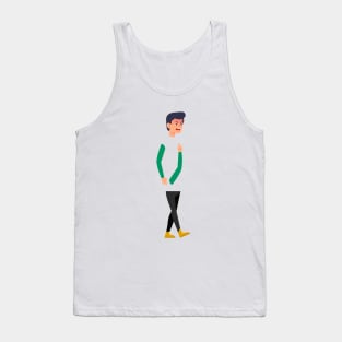 Angry Boy Tank Top